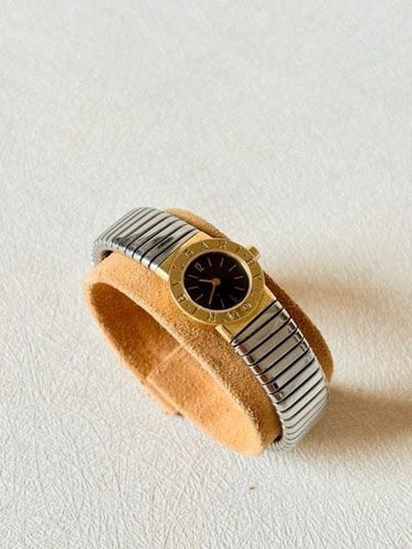 Montre BVLGARI Tubogas - Montre en or jaune 18 carats et acier BB192T 58 Facettes WC-2025-1569