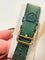 Montre Hermès Médor - Montre en plaqué or, cuir vert 58 Facettes WC-2025-1884