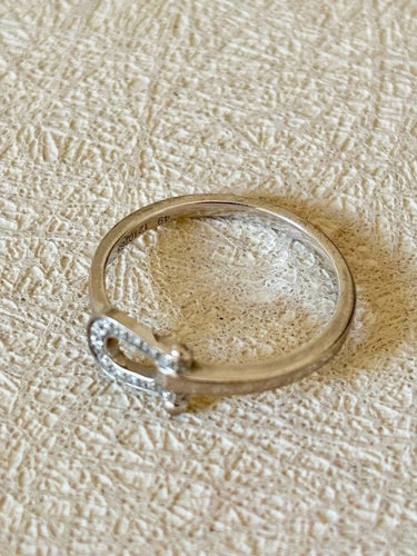 Bague 49 FRED Force 10 - Bague petit modèle en or blanc et diamants 58 Facettes WC-2025-2182