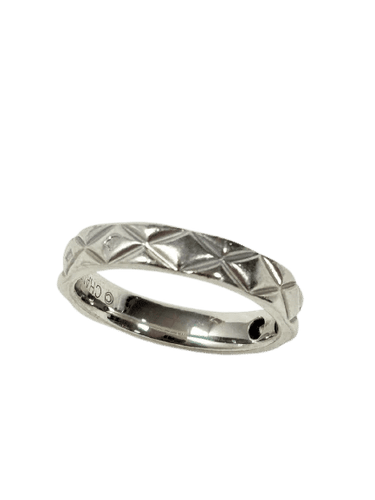 Bague 48 Chanel Coco Crush - Bague mini motif matelassé en platine diamant 58 Facettes WC-2025-2214