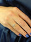 Bague 55 Bague en or blanc 18 carats avec diamant champagne et diamants 58 Facettes AO-0001