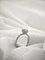 Bague 54 Bague en or blanc 18 carats avec diamant champagne et diamants 58 Facettes AO-0010
