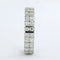 Bague 57 Bague en or blanc 18 carats sertie de diamants taille brillant 2,00 ct 58 Facettes