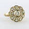 Bague 56 Bague en or jaune 14 carats sertie de diamants 1,00 ct 58 Facettes