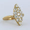 Bague 52 Bague marquise en or jaune 20 carats sertie d’un diamant taille ancienne 58 Facettes