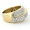 Bague 54 Bague en or bicolore sertie de diamants taille brillant jusqu’à 1,00 ct 58 Facettes