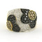 Bague 60 Bague en or bicolore 18 carats sertie de diamants taille brillant 2,30 ct 58 Facettes