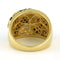 Bague 60 Bague en or bicolore 18 carats sertie de diamants taille brillant 2,30 ct 58 Facettes