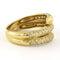 Bague 53 Bague en or jaune 18 carats sertie de diamants taille brillant 1,00 ct 58 Facettes