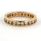 Bague 55 Bague d’éternité en or rose 18 carats avec diamants taille brillant 58 Facettes