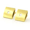 Boucles d'oreilles Boucles d'oreilles puces en or jaune 18 carats et diamants princesse 58 Facettes
