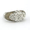 Bague 53 Bague en or blanc 18 carats sertie de diamants taille rose et brillant 58 Facettes