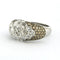 Bague 53 Bague en or blanc 18 carats sertie de diamants taille rose et brillant 58 Facettes