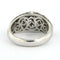 Bague 53 Bague en or blanc 18 carats sertie de diamants taille rose et brillant 58 Facettes
