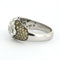 Bague 53 Bague en or blanc 18 carats sertie de diamants taille rose et brillant 58 Facettes