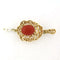 Pendentif Pendentif en or jaune 14 carats serti de corail et perle 58 Facettes