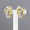 Boucles d'oreilles Boucles d’oreilles clips bicolores en or 14 carats et diamants 58 Facettes