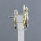 Boucles d'oreilles Boucles d’oreilles clips bicolores en or 14 carats et diamants 58 Facettes