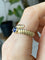 Bague 53 Bague serpent godronnée en or jaune 18k et saphir cabochon 58 Facettes