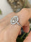 Bague 52.5 Bague en platine sertie de diamants, 1,51 ct 58 Facettes