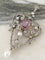 Pendentif Pendentif Belle Époque en or jaune 18K et platine, diamants, perles et saphir rose 58 Facettes