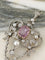 Pendentif Pendentif Belle Époque en or jaune 18K et platine, diamants, perles et saphir rose 58 Facettes