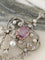 Pendentif Pendentif Belle Époque en or jaune 18K et platine, diamants, perles et saphir rose 58 Facettes