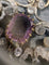 Pendentif Pendentif Belle Époque en or jaune 18K et platine, diamants, perles et saphir rose 58 Facettes