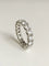 Bague 51 Alliance américaine - Bague en platine sertie de diamants 58 Facettes