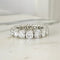 Bague 51 Alliance américaine - Bague en platine sertie de diamants 58 Facettes