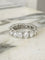 Bague 51 Alliance américaine - Bague en platine sertie de diamants 58 Facettes