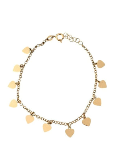 Bracelet Bracelet cœurs en or jaune 18k 58 Facettes