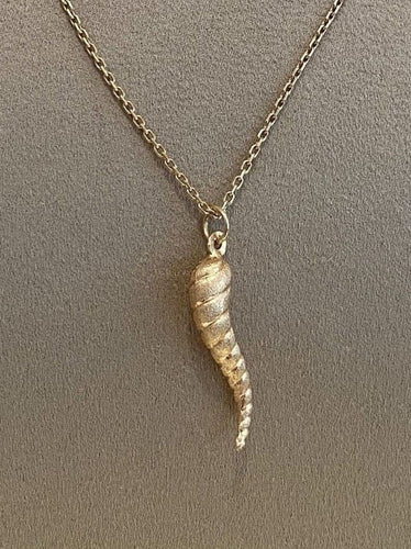Pendentif Pendentif corne d’abondance texturée en or jaune 18k 58 Facettes