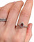 Bague 54 Bague en or rose 18K avec tourmaline rose et diamants 58 Facettes