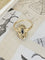 Bague 50.5 Bague Art déco pavée en or jaune 18K et platine, saphirs et diamants 58 Facettes