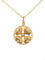 Pendentif Pendentif porte-bonheur trèfle à quatre feuilles en or jaune 18K 58 Facettes