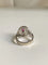 Bague 54 Bague chevalière en or gris 18K avec rubis et diamants 58 Facettes