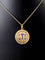 Pendentif Pendentif signe du zodiaque Balance en or jaune 18K 58 Facettes