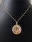 Pendentif Pendentif signe du zodiaque Balance en or jaune 18K 58 Facettes