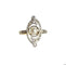 Bague 51 Bague tourbillon Belle Époque en or jaune 18K, platine, perle et diamants 58 Facettes
