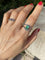 Bague 58.5 Bague - Or blanc 18K, émeraude et diamants 58 Facettes