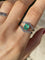 Bague 58.5 Bague - Or blanc 18K, émeraude et diamants 58 Facettes