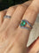 Bague 58.5 Bague - Or blanc 18K, émeraude et diamants 58 Facettes