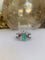 Bague 58.5 Bague - Or blanc 18K, émeraude et diamants 58 Facettes