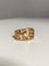 Bague 52 Bague motif végétal en or jaune 18K 58 Facettes