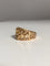 Bague 52 Bague motif végétal en or jaune 18K 58 Facettes