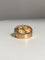 Bague 52 Bague motif végétal en or jaune 18K 58 Facettes