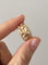 Bague 52 Bague motif végétal en or jaune 18K 58 Facettes