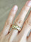Bague 51 Bague boule en or jaune 18K sertie de diamant, rubis, saphirs et émeraudes 58 Facettes