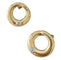 Boucles d'oreilles Boucles d’oreilles vintage spirales en or 18K et diamants 58 Facettes
